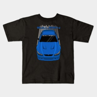 Ford Mustang Saleen SN95 - 1999-2004 - Bright Atlantic Blue Kids T-Shirt